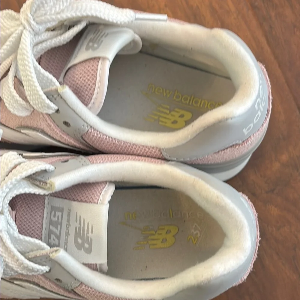 New Balance Pink, Gray and White Women’s Sneakers - Picture 5 of 7